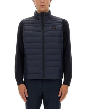 BOSS "Odeno2" Quilted Vest - Blue