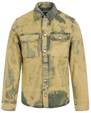 Dries Van Noten Cotton Mini Shirt - Green