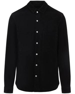 Rick Owens Leather Outerwears - Black