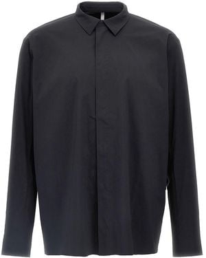 Veilance 'Metry Ls' Shirt - Blue