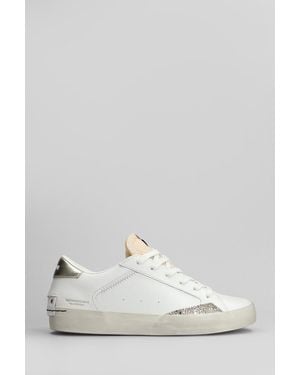 Crime London Distressed Trainers - White