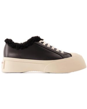 Marni Lace Pablo Trainers - Black