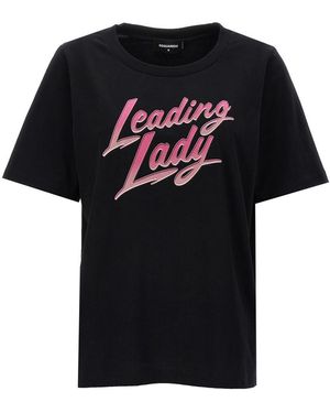 DSquared² Printed T-Shirt - Black