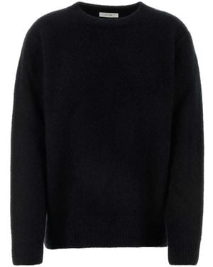 The Row Oversized Cashmere-Silk Knit Jumper - Black