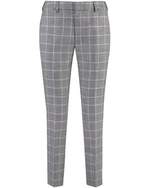 PT Torino New York Virgin Wool Tailored Trousers - Grey