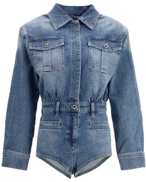 Self-Portrait Jumpsuits - Blue