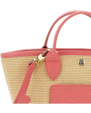 Longchamp 'Le Pliage Xs' Handbag With Logo Embossed On The Front - Orange
