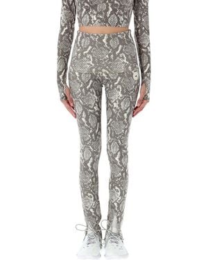 adidas By Stella McCartney Leggings Snake Print - Gray