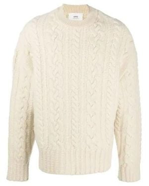 Ami Paris "" Crewneck Jumper - White