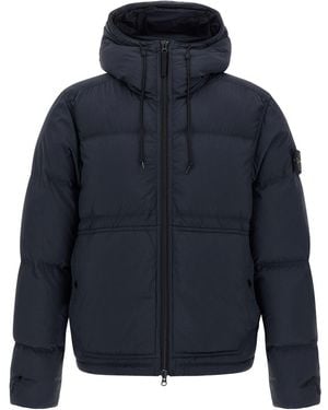 Stone Island '4100019' Parka - Blue