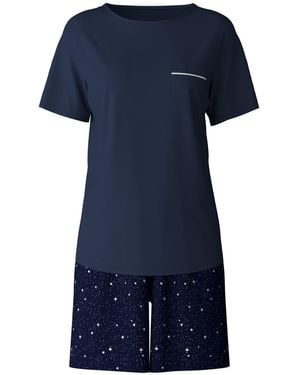 CALIDA Short Pajamas - Blue