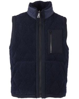 Ballantyne Knitted Vest - Blue