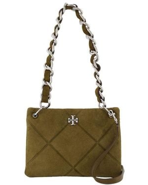 Tory Burch Kira Diamond Small Shoulder Bag - Green