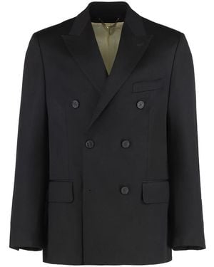 Golden Goose Double-breasted Blazer With Button Closure - Black