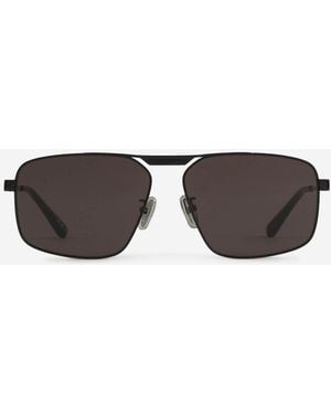 Balenciaga Tag 2.0 Navigator Sunglasses - Gray