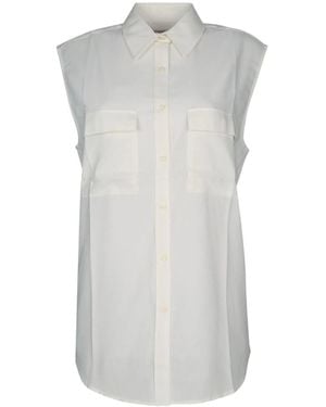 Calvin Klein Cotton Voile Ns Shirt - Grey
