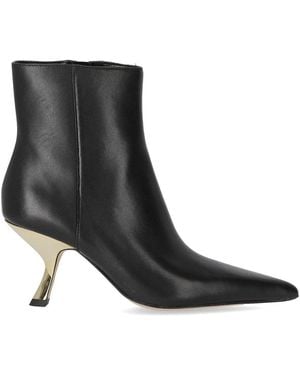 Michael Kors Luna Black Heeled Ankle Boot