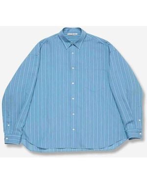 Acne Studios Striped Pattern Shirt - Blue