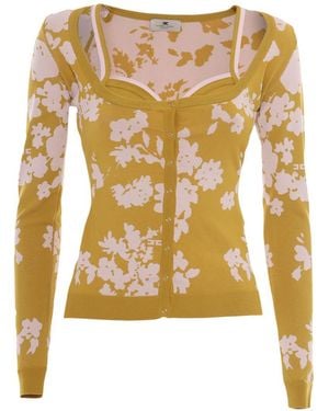 Elisabetta Franchi Girocoll - Yellow