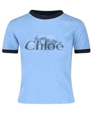 Chloé T-Shirts And Polos - Blue