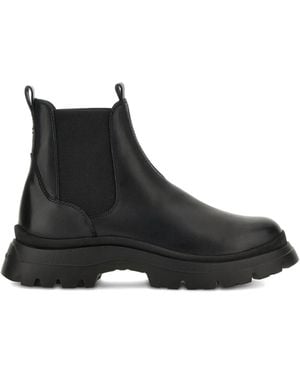 ショートブーツ・ブーティ HOGAN H674 - Leather Biker Hogan Boots for Men | Online Sale up to 60% off | Lyst