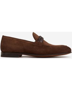 Bontoni Beato Loafer Shoes - Brown