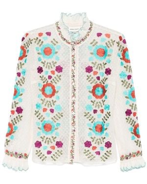 Antik Batik Ary Blouse - White