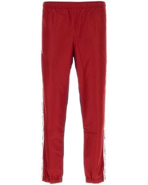 Lacoste Two-Tone Jogger Trousers - Red