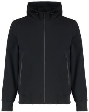 Rrd Technical Fabric Jacket With Hood - Black