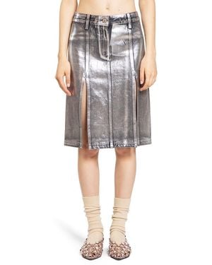 The Attico Skirts - Metallic