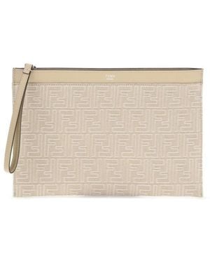 Fendi Clutches - Natural