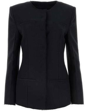 MSGM Jackets And Vests - Black