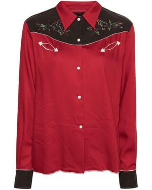 Bode Jumper Western Embroidered-Star Shirt