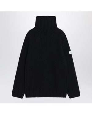 MM6 by Maison Martin Margiela Turtleneck Sweater - Black