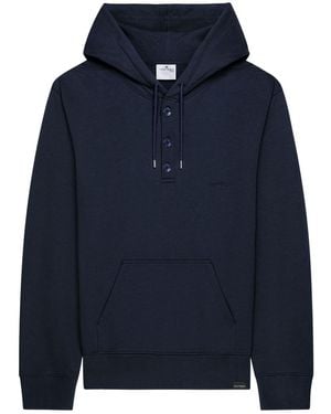 Courreges Navy Blue Cotton Hoodie