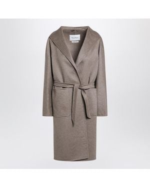 Max Mara Hazelnut Midi Cardigan Coat In - Brown