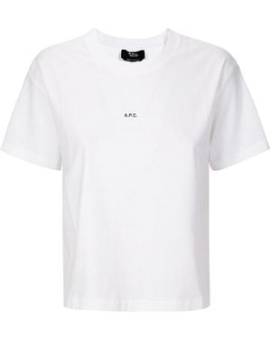 A.P.C. T-Shirts And Polos - White