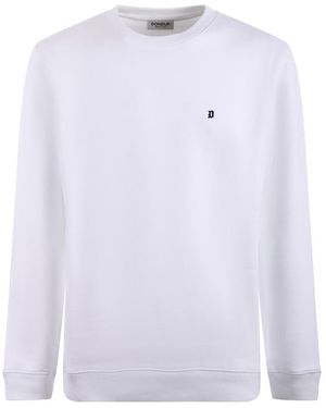 Dondup Cotton Sweatshirt - White