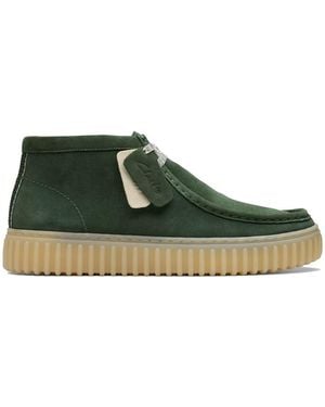 Clarks Torhill Hi Shoes - Green