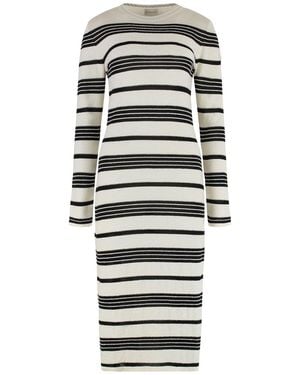 Moncler Boucle Knit Dress - Black