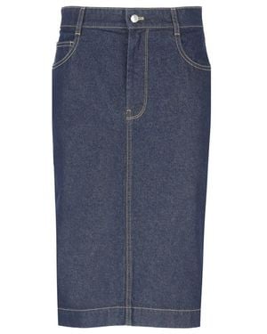 Maison Kitsuné Skirts - Blue