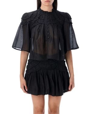 Isabel Marant Carmen Top - Black