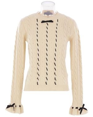 Valentino Garavani Sweaters - Natural