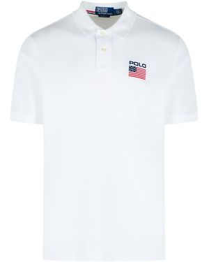 Polo Ralph Lauren White Cotton Polo Shirt
