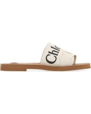 Chloé Slippers - White