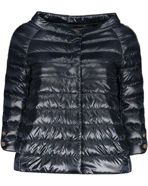 Herno Quilted Light-Weight Down Jacket - Black