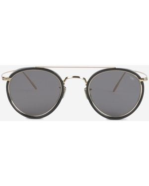 Eyevan 7285 Round Sunglasses 762 - Grey