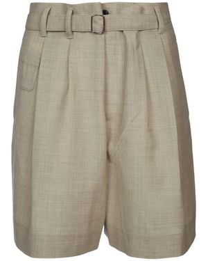 Jacquemus Wool Shorts - Gray