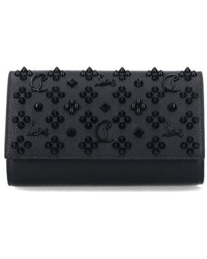 Christian Louboutin Paloma' Chain Wallet - Black