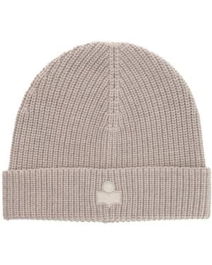 Isabel Marant Bayle Wool Beanie - Grey